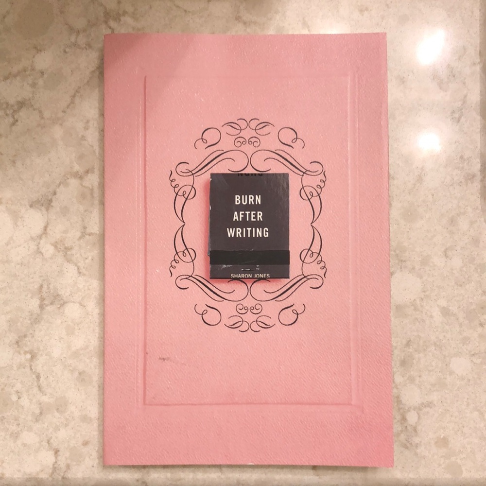 New Burn After Writing Book, Journal